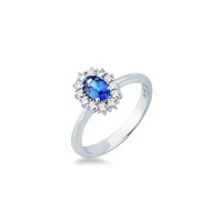 Anello Mirco Visconti Donna Anelli Colore in Oro bianco Zaffiro 0.57 Ct IE82/B10Z - IE82/B10Z
